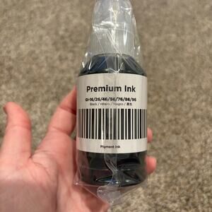 Premium Ink Pigment Inkjet Black Refill GI-16-26-46-56-76-86-96